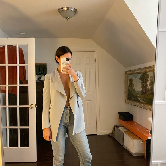 Baby blue Zara blazer - Picture 1 of 1
